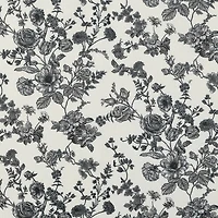 No 918 Elara Tonal Botanical Rod Pocket Valance