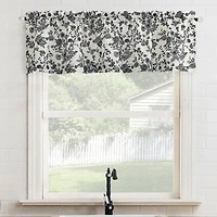 No 918 Elara Tonal Botanical Rod Pocket Valance
