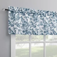 No 918 Elara Tonal Botanical Rod Pocket Valance