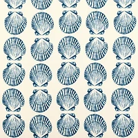 No 918 Sandbar Tonal Seashell Print 2-pc. Rod Pocket Window Tier