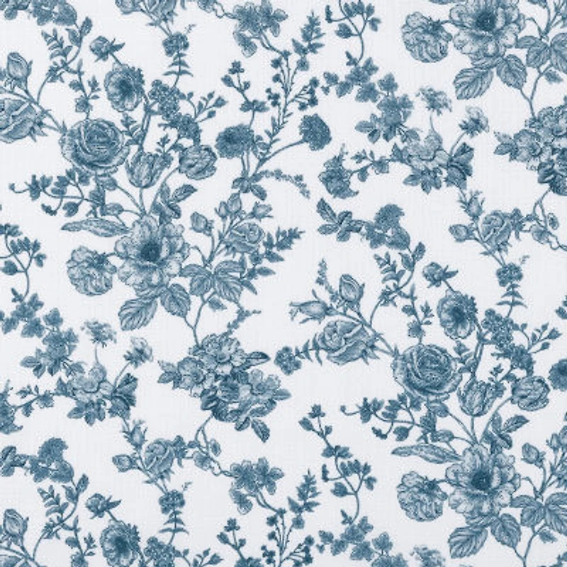 No 918 Elara Tonal Botanical 2-pc. Rod Pocket Window Tier