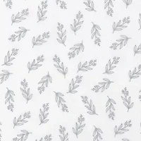 No 918 Hawthorne Floral Leaf Rod Pocket Valance