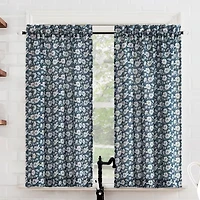 No 918 Mistral Floral 2-pc. Rod Pocket Window Tier