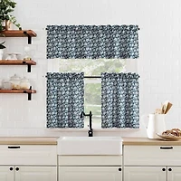 No 918 Mistral Floral 2-pc. Rod Pocket Window Tier
