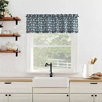 No 918 Mistral Floral 2-pc. Rod Pocket Window Tier