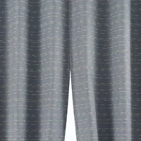 Sun Zero Dresden Detail Magnetic Grommet Top 100% Blackout Set of 2 Curtain Panel