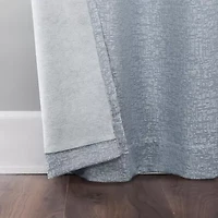 Sun Zero Serenity Abstract Magnetic Grommet Top 100% Blackout Set of 2 Curtain Panel