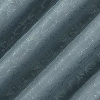 Sun Zero Bronte Floral Rod Pocket Valance