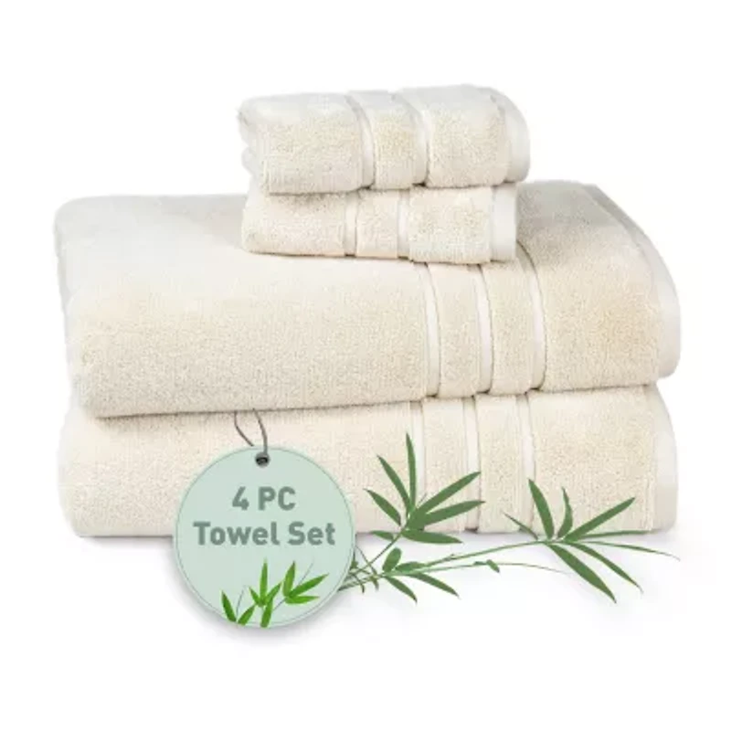 Trident Cotton And Viscose From Bamboo 4-pc. Bath Towel Set