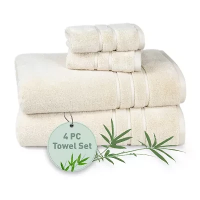 Trident Cotton And Viscose From Bamboo 4-pc. Bath Towel Set