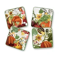 Certified International Harvest Fields 4-pc. Ceramic Appetizer Plate