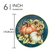Certified International Autumn Breeze 4-pc. Earthenware Appetizer Plate