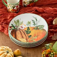Certified International Harvest Fields 4-pc. Ceramic Dinner Plate