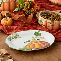 Certified International Harvest Fields Ceramic Serving Platter