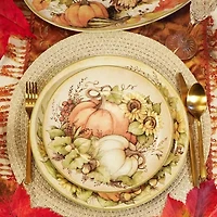 Certified International Autumn Breeze 4-pc. Earthenware Salad Plate