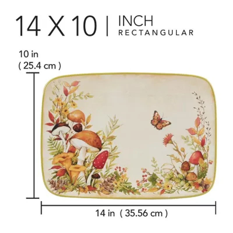 Certified International Woodland Critters Serving Platter