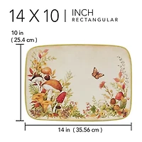 Certified International Woodland Critters Serving Platter