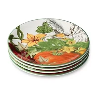Certified International Harvest Fields 4-pc. Ceramic Salad Plate