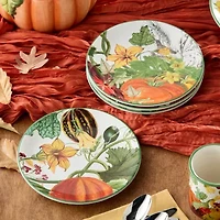 Certified International Harvest Fields 4-pc. Ceramic Salad Plate