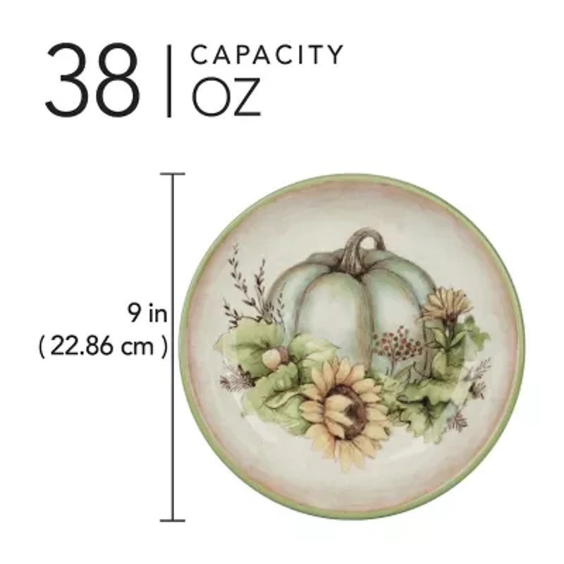 Certified International Autumn Breeze 4-pc. Earthenware Soup Bowl