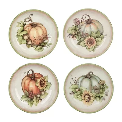 Certified International Autumn Breeze 4-pc. Earthenware Soup Bowl