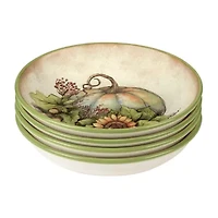 Certified International Autumn Breeze 4-pc. Earthenware Soup Bowl