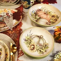 Certified International Autumn Breeze 4-pc. Earthenware Soup Bowl