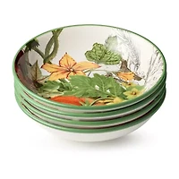 Certified International Harvest Fields 4-pc. Ceramic Soup Bowl