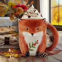 Certified International Woodland Critters 4-pc. Holiday Coffee Mug