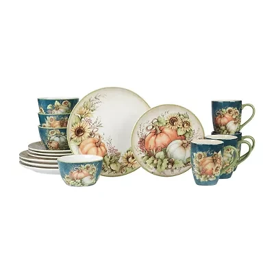 Certified International Autumn Breeze 16-pc. Earthenware Dinnerware Set