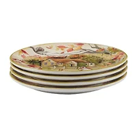 Certified International Woodland Critters 4-pc. Dinner Plate