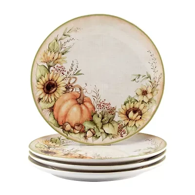 Certified International Autumn Breeze 4-pc. Earthenware Dinner Plate