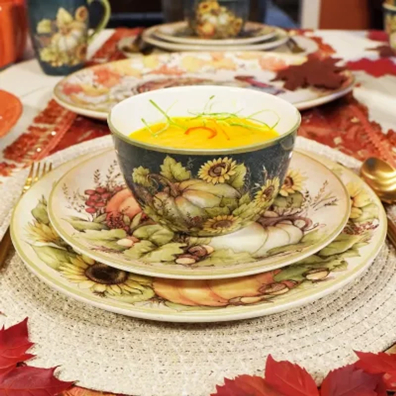 Certified International Autumn Breeze 4-pc. Earthenware Dinner Plate