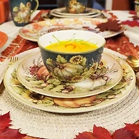 Certified International Autumn Breeze 4-pc. Earthenware Dinner Plate
