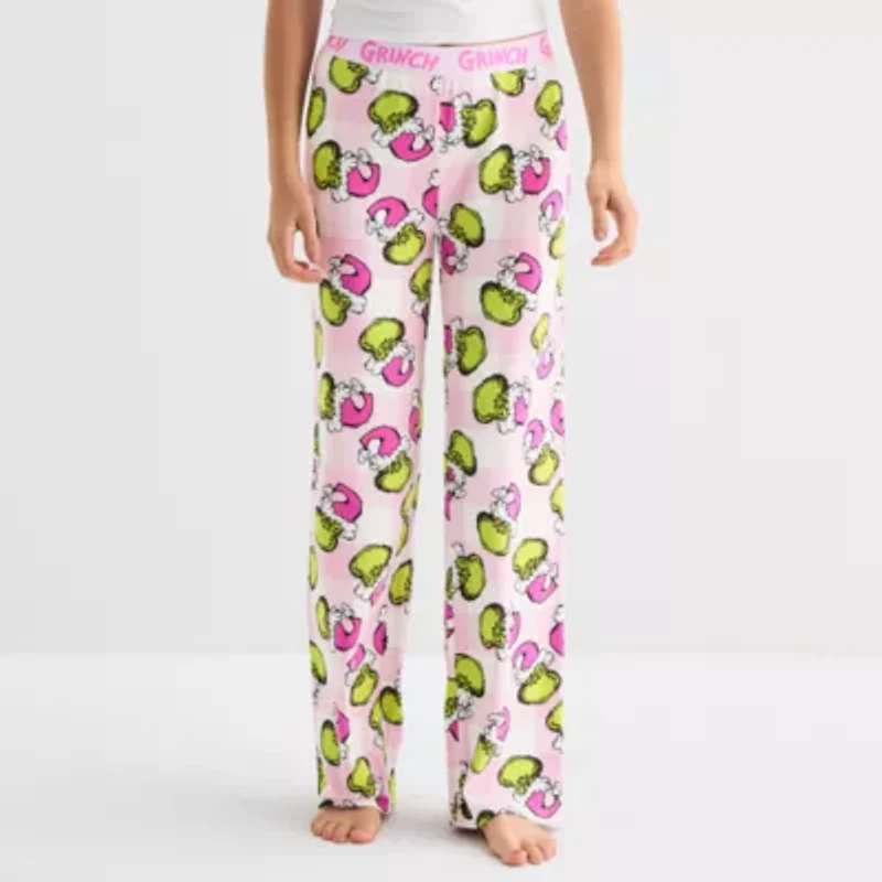 Disney Mjc Womens Easy-on + Easy-off Grinch Pajama Pants