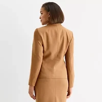 Black Label by Evan-Picone Womens Classic Fit Suit Jacket