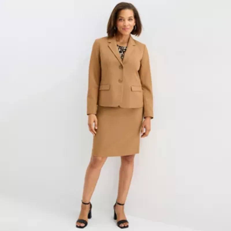 Black Label by Evan-Picone Womens Classic Fit Suit Jacket