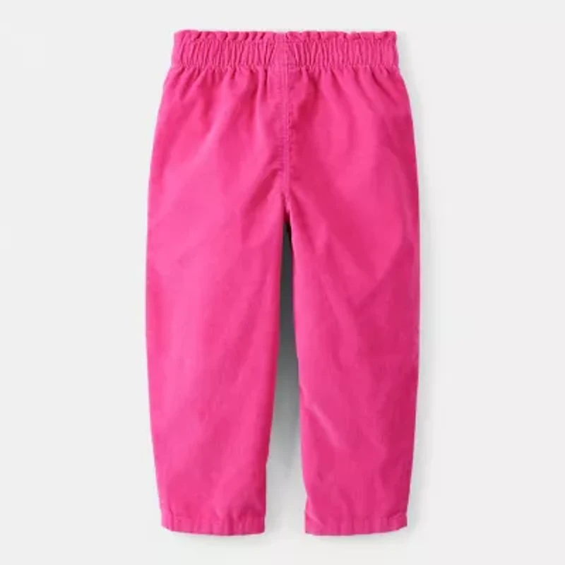 Carter's Toddler Girls Straight Relaxed Fit Pull-On Pant