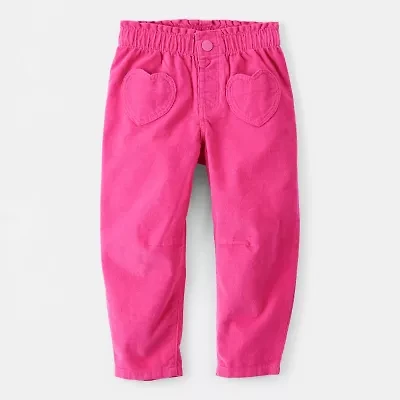 Carter's Toddler Girls Straight Relaxed Fit Pull-On Pant