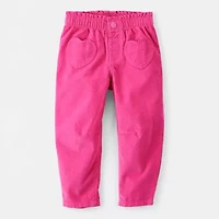 Carter's Toddler Girls Straight Relaxed Fit Pull-On Pant