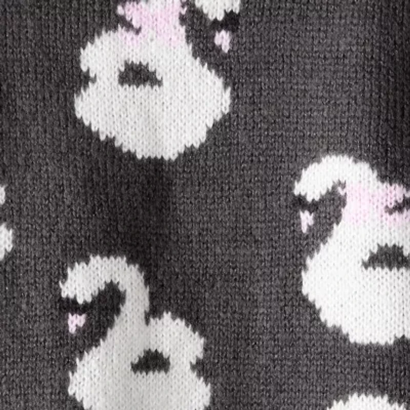 Carter's Toddler Girls Round Neck Long Sleeve Pullover Sweater