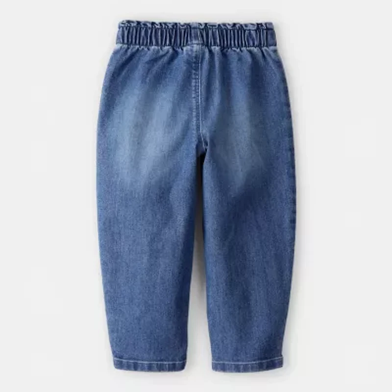 Carter's Toddler Girls Straight Relaxed Fit Pull-On Pant