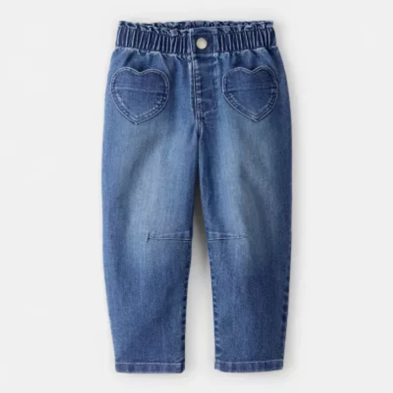 Carter's Toddler Girls Straight Relaxed Fit Pull-On Pant