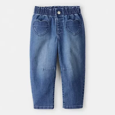 Carter's Toddler Girls Straight Relaxed Fit Pull-On Pant