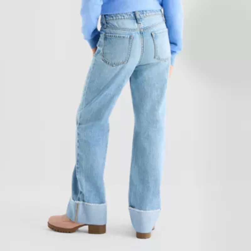 Thereabouts Little & Big Kid Girls Wide Leg Jean