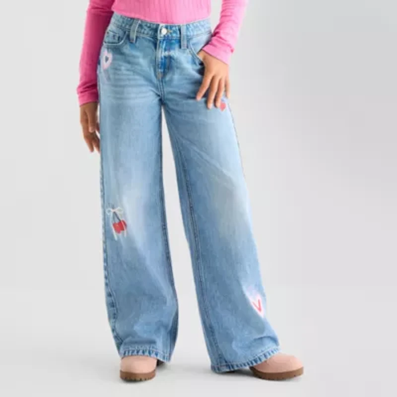 Thereabouts Little & Big Kid Girls Baggy Fit Jean