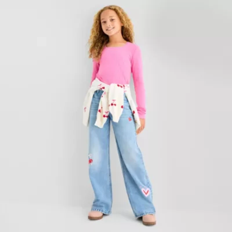 Thereabouts Little & Big Kid Girls Baggy Fit Jean