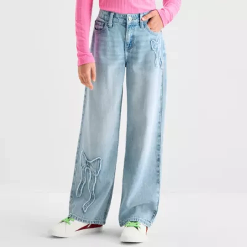 Thereabouts Little & Big Kid Girls Wide Leg Jean