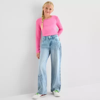 Thereabouts Little & Big Kid Girls Wide Leg Jean
