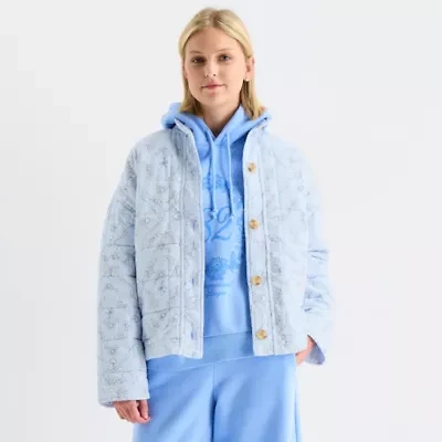 Arizona Womens Juniors Lightweight Quilted Jacket